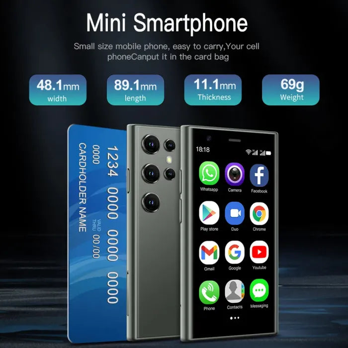 S24 Ultra Mini Smart Phone.(1 Year Manufacture Warranty)